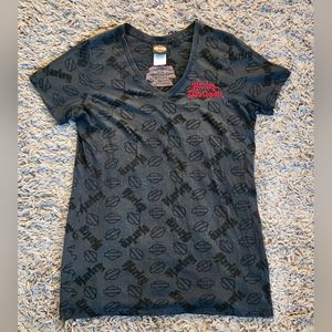 Harley Davison V-neck T-shirt